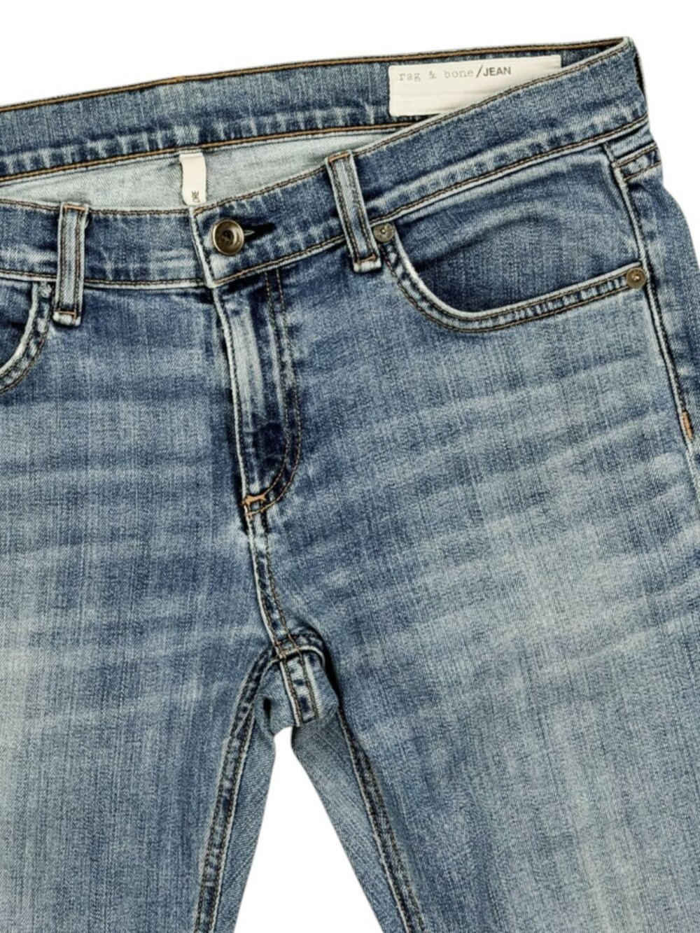 Rag & Bone Dre Slim Boyfriend Jeans Womens Size 29 Cropped Dark Wash W1590K510 - Picture 14 of 14